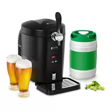 Royal Catering Beer Lager Dispenser with Cooler 5L Barrels Mini Keg Black 5L