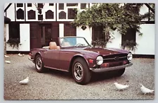 Post Card 1969 Triumph TR-6 Dealer Promo J240