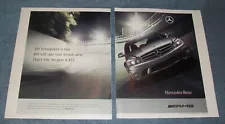 2008 Mercedes-Benz AMG C63 2pg Ad "300 Horsepower is Fast"