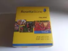 New Rosetta Stone Italian Version 4 Level 1, 2, 3, 4 Sealed Italiano