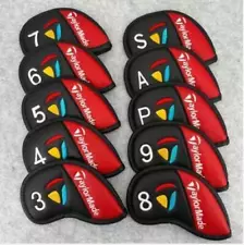 10PCS Golf Club Iron 3-9-PAS Head Cover Classic For Taylormade Magnetic closure