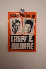 1962 TOPPS CASEY AND KILDARE EMPTY Cello Pack Rare