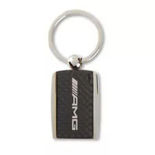 Genuine Mercedes-Benz: AMG Carbon Fiber Key Chain Black - New OE - 1523943