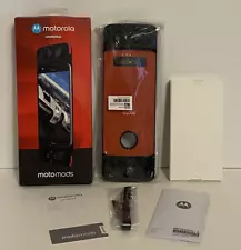 MOTOROLA MOTO GAMEPAD BLACK ~ RED MOTO MODS FOR MOTO Z SERIES~ORIGINAL PACKAGING