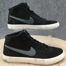 Nike Shoes Womens 8 SB Bruin Skateboard High Top Sneakers Black Suede 923112-001