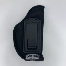 Uncle Mike’s Size 10 RH IWB Holster Black Right Handed Nylon