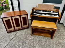 1961 Hammond A100 organ & Leslie 247 speaker w/ 122 amp - Worldwide Shipping