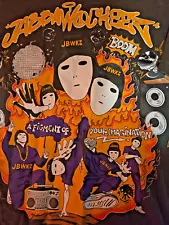 Jabbawockeez Black With Awesome Graphic T-Shirt Size Medium Short Sleeves USA