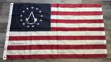 Assassin's Creed 3 III Colonial American Flag 48 Inches By 28 Inches