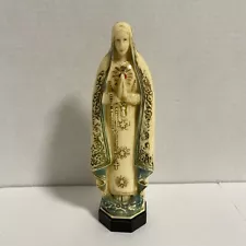 Statue Virgin Mother Mary Catholic 8 1/2”made U.S.A. Consolidated Mold Product