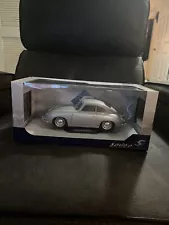 Solido 1953 Porsche 356 Pre-A Silver 1:18 Scale~ S1802802~ MINT Car- Great Find!