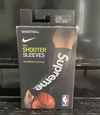 Nike Basketball Supreme Shooting Sleeve Black Dri-Fit L/XL