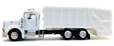 Peterbilt 367 GARBAGE TRUCK WHITE CAB PROMOTEX 1/87 HO SCALE MINIATURE 6610