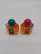 LOT 2 Elizabeth Taylor MINI perfume bottles Diamonds Emeralds Rubies 5 ml each