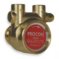 PROCON 114B240F11BA 250 Pump,Rotary Vane,Brass 6XE94