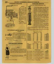 1927 PAPER AD Western Visible Gas Gasoline Pump 10 Gallon Glass Cylinder