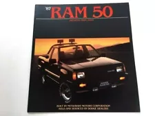 1987 Dodge Ram 50 Sport Truck 12-page Original Car Sales Brochure Catalog