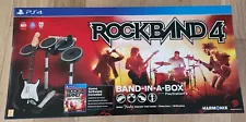 Rock Band 4 Band-in-a-Box Bundle PS4 PAL Version Factory Sealed