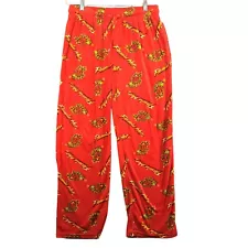 Cheetos Men's Flamin Hot Pajama Pants Medium Red Drawstring Waist Polyester