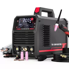 200A AC/DC Aluminum Tig Welder with Pulse, STICK/TIG 110/220V welding machine