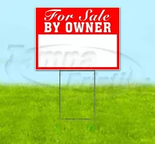 FOR SALE BY OWNER 18x24 Yard Sign WITH STAKE Corrugated Bandit USA BUSINESS DEAL