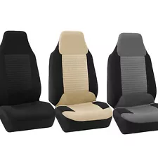 Premium Fabric Universal Seat Covers Fit For Car Truck SUV Van - 2PC Front Seats