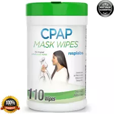 CPAP Mask Cleaning Wipes - Unscented, Alcohol-Free Cleaner 110 Wipe Pack