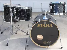 Tama Starclassic Performer Birch Drum Set Black Magic 12" 14" 16" Toms 22" Bass