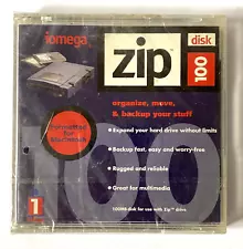 Iomega Zip Disk 100 MB Formatted for Macintosh New Sealed