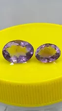 11+ carats beautiful amethyst 2 peices from Pakistan are available for sale