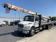 New Listing2013 Freightliner M2 T/A Flatbed Conveyor Boom Truck Cummins A/T bidadoo