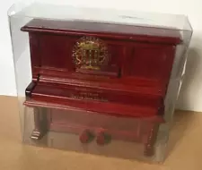 UPRIGHT PIANO FOR DOLLS HOUSE 1:12 SCALE NO STOOL FURNITURE FOR MUSIC ROOM