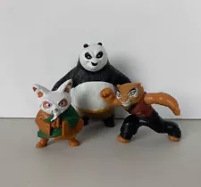 Kung Fu Panda 2011 Action Figures Lot of 3 Pcs McDonalds