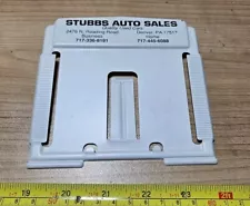 Vintage Stubbs Auto Sales Denver PA Cars Advertising Metal Desk Calendar Holder