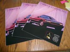 1991 Chevrolet Caprice Classic LTZ Sales Brochure - Three for One Price