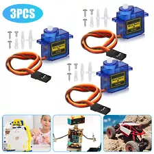 3Pcs 9G SG90 Micro Digital Servo Motor For RC Robot Helicopter/Boat Arduino/Car