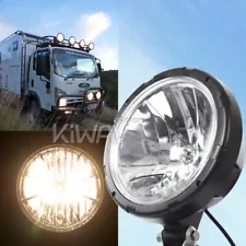 SALE 4x 55W 9" Round Work Light w/ Position Lamp for Log Loader FREE WIRING KIT