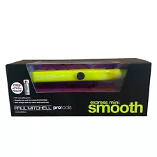 Paul Mitchell Protools Express Mini Smooth Flat Iron Travel Straightening Green