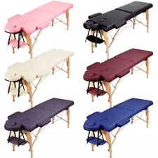 Massage Table Bed Folding Spa Table Adjustable Salon Bed for Tattoo & Lash Used