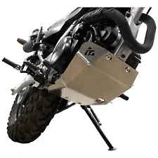 New!-Tusk Aluminum Skid Plate Silver–Fits: Yamaha TW200 1990–2024-Dual Sport