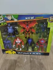 ben 10 ultimate alien 7 Action Figures cartoon network