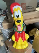 2024 Disney Pluto Christmas Blow Mold 24” NEW