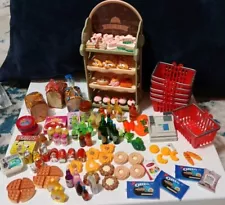 Miniature Bakery Groceries With Cash Register Scanner