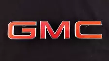 GMC Jimmy Sonoma Canyon Front Grille Red Chrome Letters GMC EMBLEMS OEM (For: 1993 GMC Sonoma)