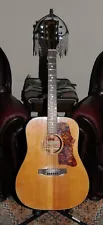 New ListingGibson J-50 Deluxe Acoustic Guitar #B22267 W/ Roadrunner Hard-Shell Case