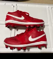 Nike Air Jordan 1 Retro Low MCS Baseball Cleats Red Men Size 9 CJ8524-601