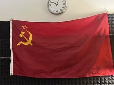 80s vintage ussr cccp soviet union flag