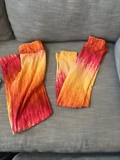 LulaRoe Disney Castles Ombre Leggings OS And XL/L Mommy And Me Leggings