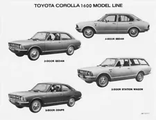 1971 Toyota Corolla 1600 Model Line Press Photo 0051