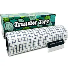 Transfer Tape Roll for Vinyl 50 Feet Clear Contact Paper 12" Roll